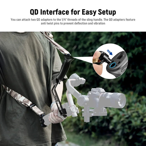 Neewer BASICS CA143 Adjustable Sling Handle Grip for DJI RS Series