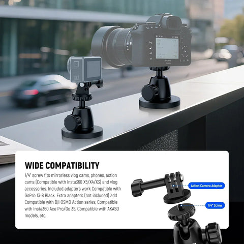 Neewer BASICS GP101 Magnetic Camera Mount for Action Camera
