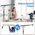Neewer Black Metal Microphone Boompole Support Holder • Camerastuff • South Africa