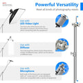 Neewer C-stand Extension Boom Arm 127cm with 2 x Gripheads • Camerastuff • South Africa