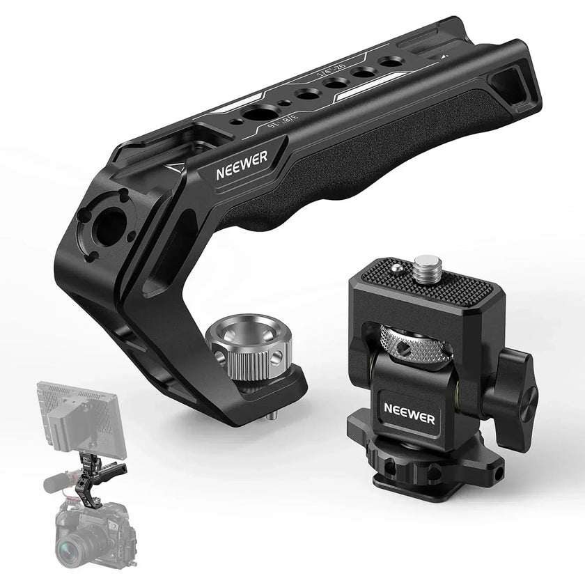 Neewer CA007 ARRI top handle with MA006 monitor mount set