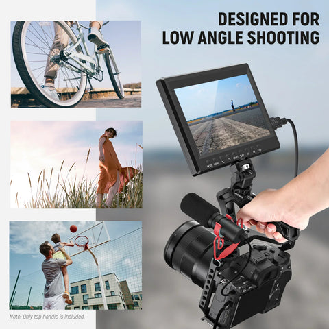 Neewer CA007 Top Handle With 3/8inch-16 Locating Holes For Arri Grip For Camera Cage