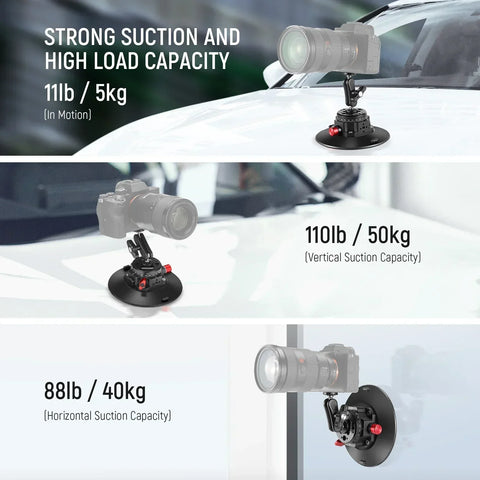Neewer Ca013 6’’ Camera Suction Mount with Ball Head Magic Arm • Camerastuff • South Africa