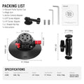 Neewer Ca013 6’’ Camera Suction Mount with Ball Head Magic Arm • Camerastuff • South Africa