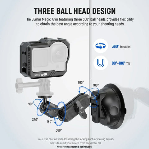 Neewer Ca029 Suction Cup Mount • Camerastuff • South Africa