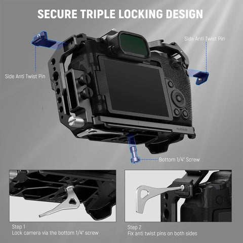 Neewer Ca039 Eos Camera Cage for Canon R8 • Camerastuff • South Africa