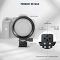 Neewer Ca057 Rotatable Camera Lens Collar for Canon R5 R5c R6 Mark Ii • Camerastuff • South Africa