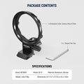 Neewer Ca057 Rotatable Camera Lens Collar for Canon R5 R5c R6 Mark Ii • Camerastuff • South Africa