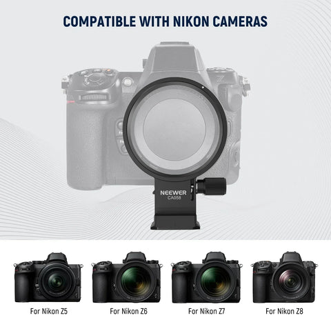 Neewer Ca058 Rotatable Camera Lens Collar for Nikon Z8 Z7 Ii Z6 Z5 • Camerastuff • South Africa