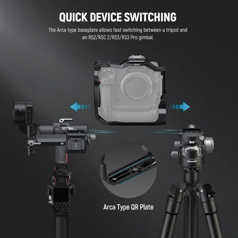 Neewer Ca118 Aluminum Alloy Camera Cage for Nikon Z9 • Camerastuff • South Africa