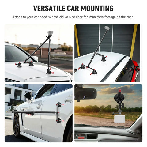 Neewer CA136 Triple Suction Cup Extension Pole Car – CameraStuff