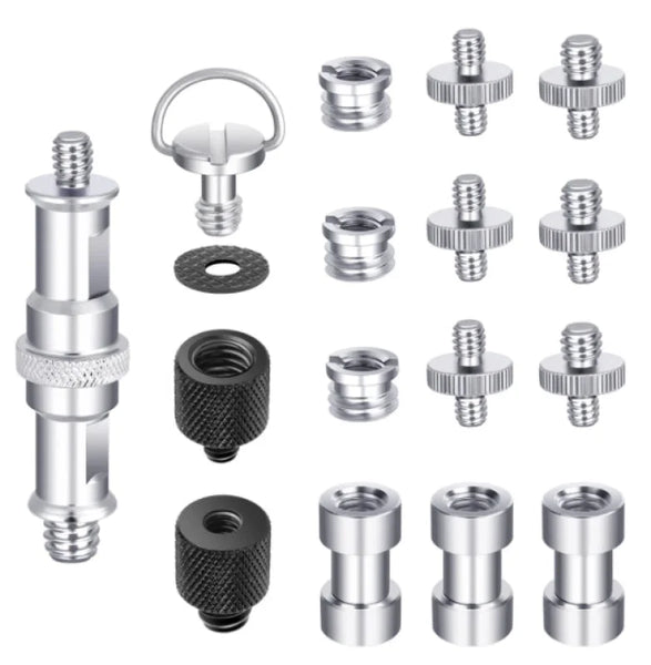 Neewer Camera Screw Kit 16 Pieces Tripod Screw Adapter – CameraStuff