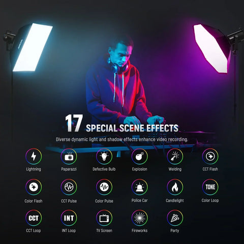 Neewer CB200C 200W RGB-WW COB LED Constant Light