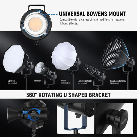 Neewer CB200C 200W RGB-WW COB LED Constant Light