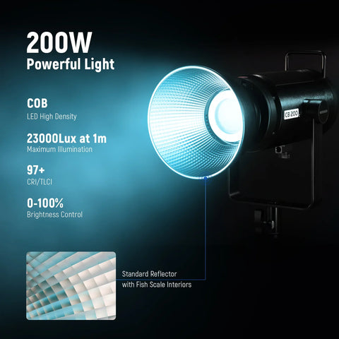 Neewer CB200C 200W RGB-WW COB LED Constant Light