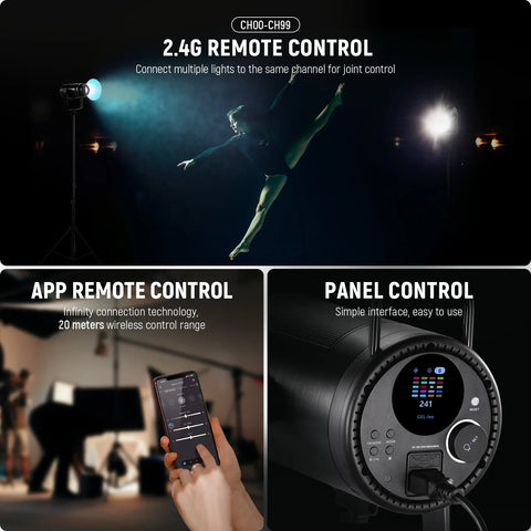 Neewer CB200C 200W RGB-WW COB LED Constant Light