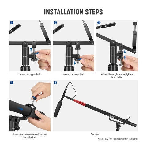 Neewer Cm-na-2 Microphone Boom Pole Support Holder • Camerastuff • South Africa