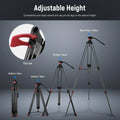 Neewer Ds801 79’’/200cm Aluminium Video Tripod with Fluid Head • Camerastuff • South Africa