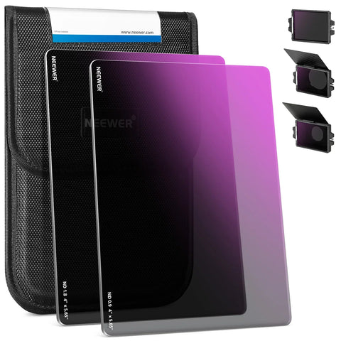 Neewer *duplicate* NW-Series 2-Pack ND0.9 (3Stops) & ND1.8 (6Stops) Square Film Cinema Filters For Matte Box