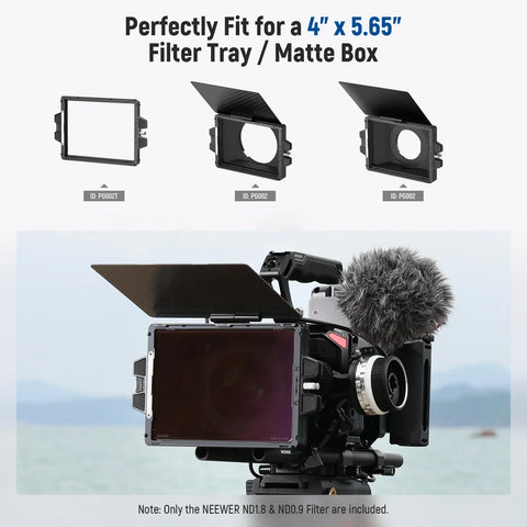 Neewer *duplicate* NW-Series 2-Pack ND0.9 (3Stops) & ND1.8 (6Stops) Square Film Cinema Filters For Matte Box