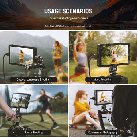 Neewer F700 7’’ Touch Screen Camera Monitor + 2 x Np-f750 Batteries & Charging Cables • Camerastuff • South Africa