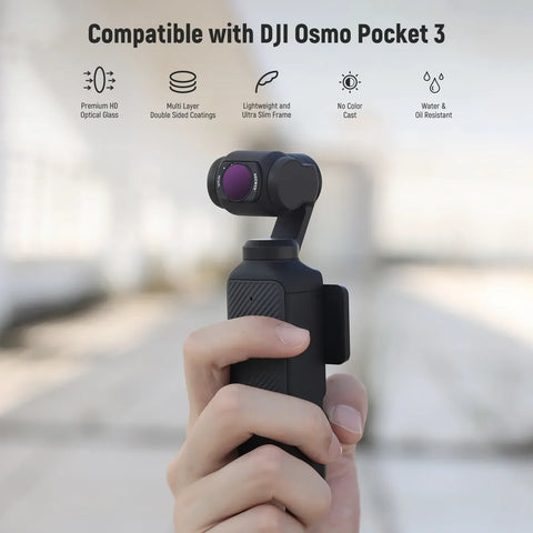 Neewer Fl-p10 14-pack Magnetic Nd & Cpl Effect Filter Set for Dji Osmo Pocket 3 • Camerastuff • South Africa
