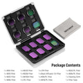 Neewer Fl-p10 14-pack Magnetic Nd & Cpl Effect Filter Set for Dji Osmo Pocket 3 • Camerastuff • South Africa