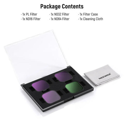 Neewer FL40 Pack ND & CPL Filter Set For insta360 Ace Pro