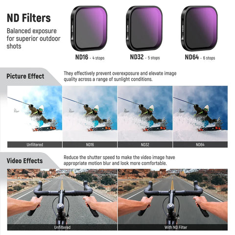 Neewer FL40 Pack ND & CPL Filter Set For insta360 Ace Pro