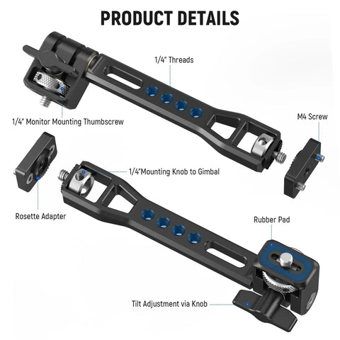 Neewer GA005 Adjustable Field Monitor Mount for Gimbal Stabilizer