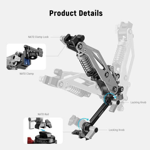 Neewer GA022 Hydraulic Boom Arm Suction Cup