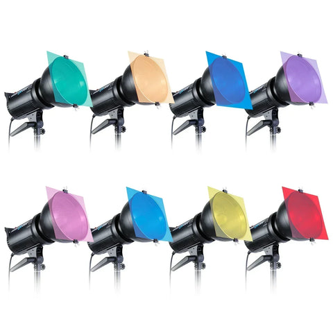 Neewer Gel Pack Colour Filters 30x30cm 8-colours • Camerastuff • South Africa