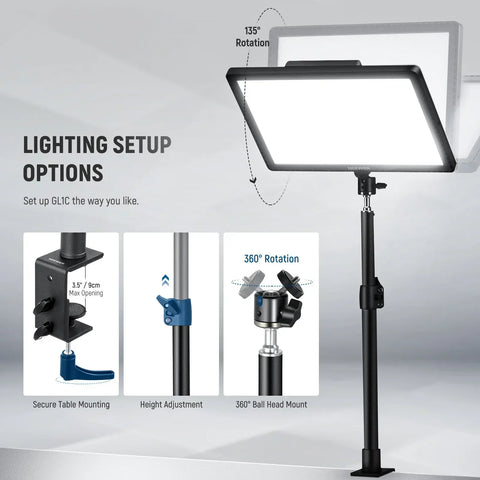 Neewer GL1C 48W RGBWW Streaming LED Constant Light – CameraStuff