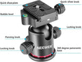 Neewer Gm-mt Arca Type Tripod or Monopod Panoramic Ball Head • Camerastuff • South Africa
