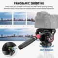 Neewer Gm001 Aluminium Alloy Video Fluid Head for Tripods/monopods • Camerastuff • South Africa