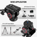 Neewer Gm001 Aluminium Alloy Video Fluid Head for Tripods/monopods • Camerastuff • South Africa