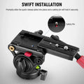Neewer Gm001 Aluminium Alloy Video Fluid Head for Tripods/monopods • Camerastuff • South Africa