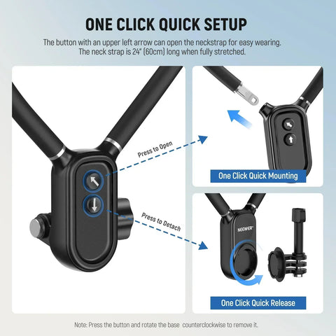 Neewer Gp-16 Magnetic Phone & Gopro Neck Mount • Camerastuff • South Africa