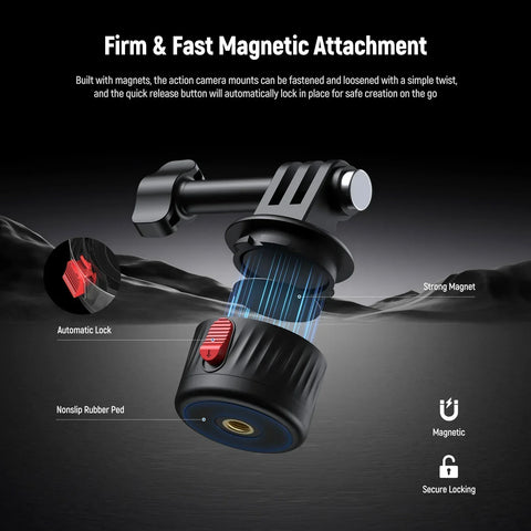 Neewer GP24 Quick-Release 4-in-1 Action Camera GoPro Mount Kit