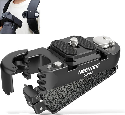 Neewer Gp67 Camera Backpack Actioncam Clip Mount with Arca Quick Release • Camerastuff • South Africa