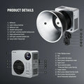 Neewer Hb80c 80w Rgb-ww Mini Cob Led Constant Light Monolight with Built-in Battery • Camerastuff • South Africa