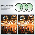 Neewer Hd 3pcs Star Lens Fx Filter Set 4 Points 6 and 8 58mm • Camerastuff • South Africa