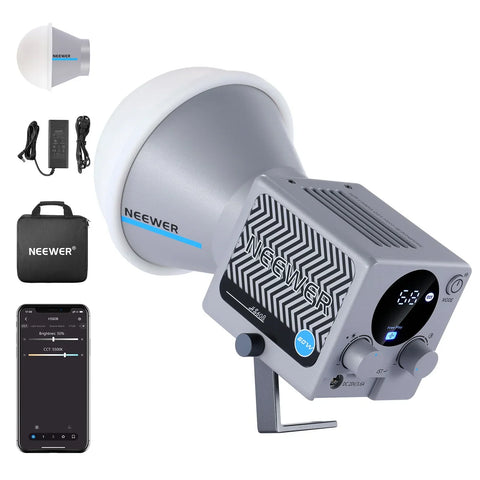 Neewer Hs60b 60w Bi-colour Mini Cob Led Constant Light Monolight • Camerastuff • South Africa