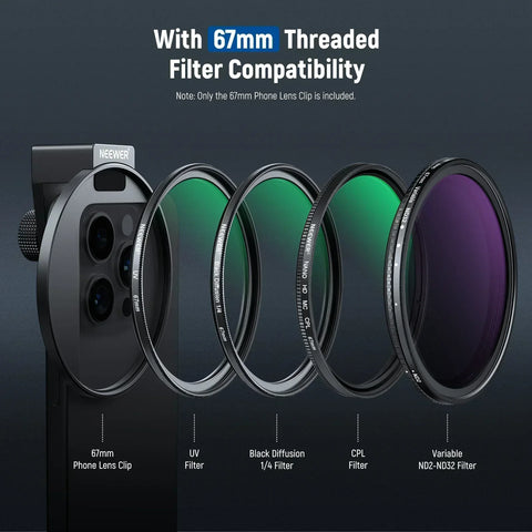 Neewer La006 67mm Smartphone Filter Mount • Camerastuff • South Africa