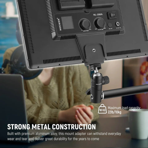 Neewer Light Stand Mount Adapter for Camera Monitor Ring Light