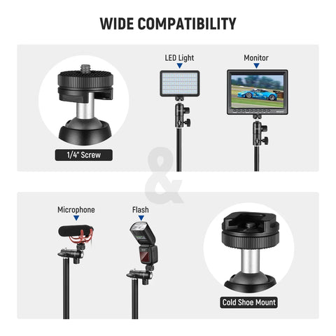 Neewer Light Stand Mount Adapter for Camera Monitor Ring Light