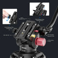 Neewer Ll38 79’’/200cm One-step Aluminium Video Tripod with Fluid Head • Camerastuff • South Africa