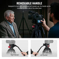 Neewer Ll38 79’’/200cm One-step Aluminium Video Tripod with Fluid Head • Camerastuff • South Africa