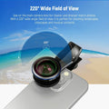 Neewer Ls-29 Pro 8mm Fisheye Lens with 17mm Thread Phone Clip • Camerastuff • South Africa