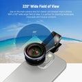 Neewer Ls-29 Pro 8mm Fisheye Lens with 17mm Thread Phone Clip • Camerastuff • South Africa